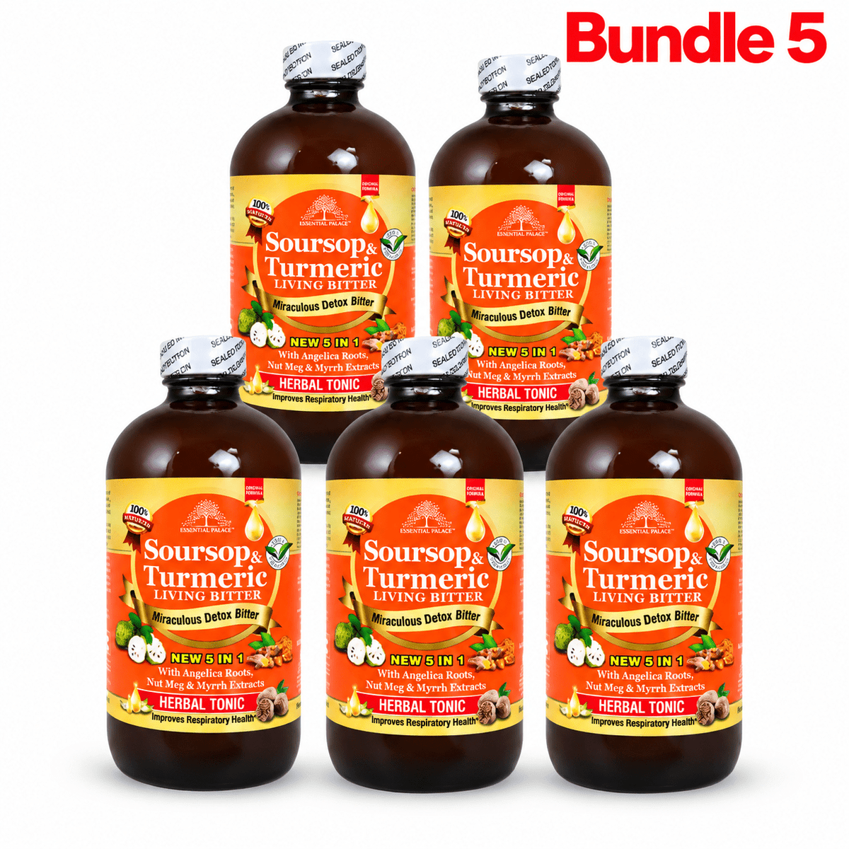 Soursop & Turmeric Living Bitter | Herbal Tonic - Yado African & Caribbean Market