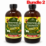 Soursop & Turmeric Living Bitters Green Label pack of 2 bottles