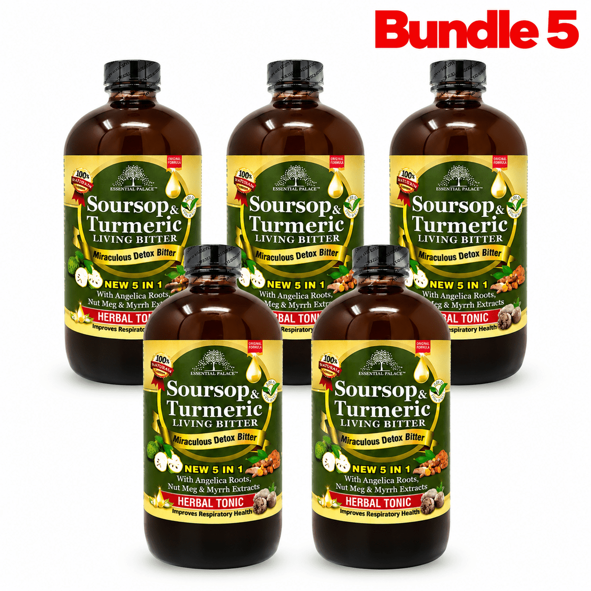 Soursop & Turmeric Living Bitter | Herbal Tonic - Yado African & Caribbean Market