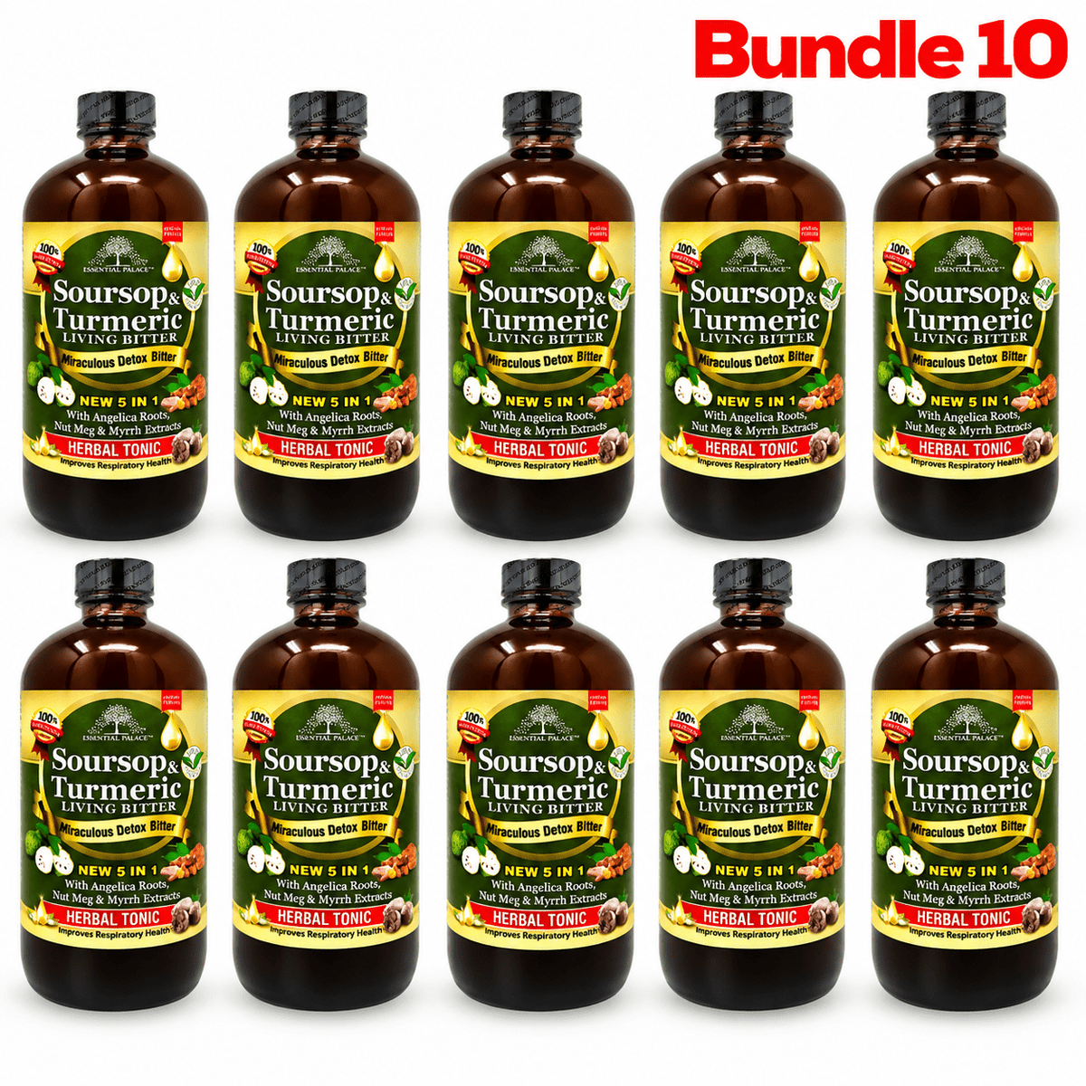 Soursop & Turmeric Living Bitter | Herbal Tonic - Yado African & Caribbean Market