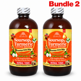 Soursop & Turmeric Living Bitters Orange Label pack of 2 bottles