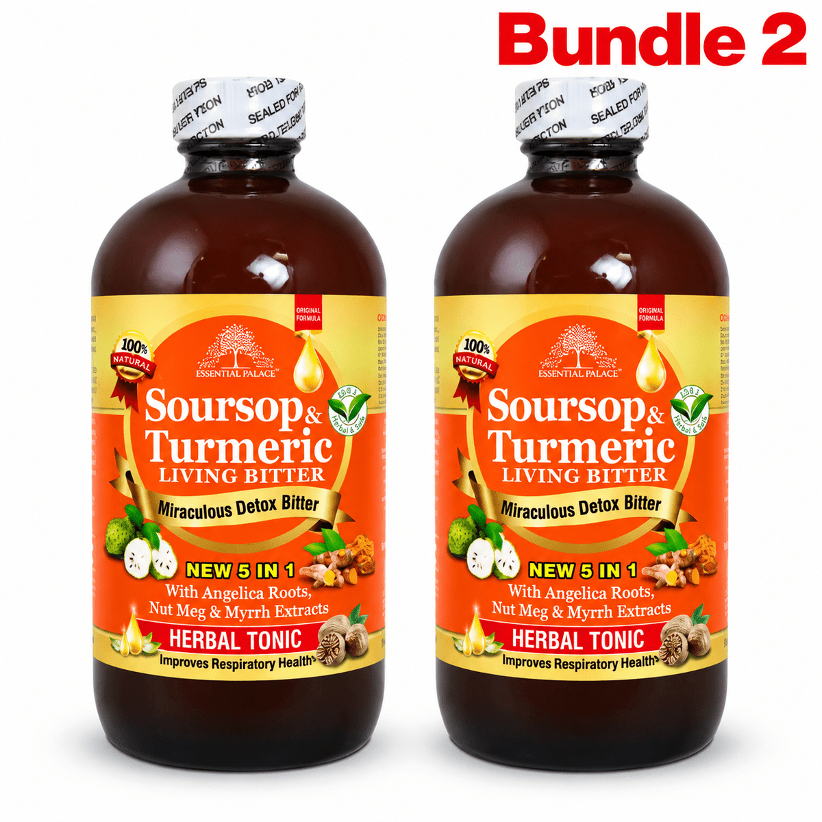 Soursop & Turmeric Living Bitter | Herbal Tonic - Yado African & Caribbean Market