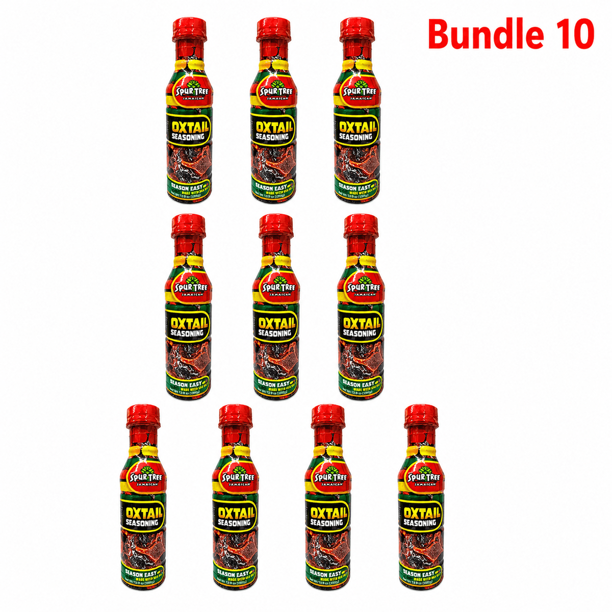 Spur Tree Oxtail Seasoning 13.9 oz pack of 10 bottles