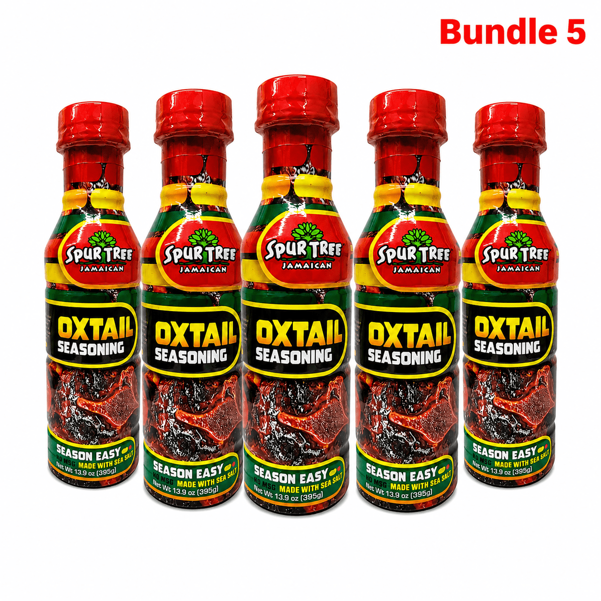 Spur Tree Oxtail Seasoning 13.9 oz pack of 5 bottles