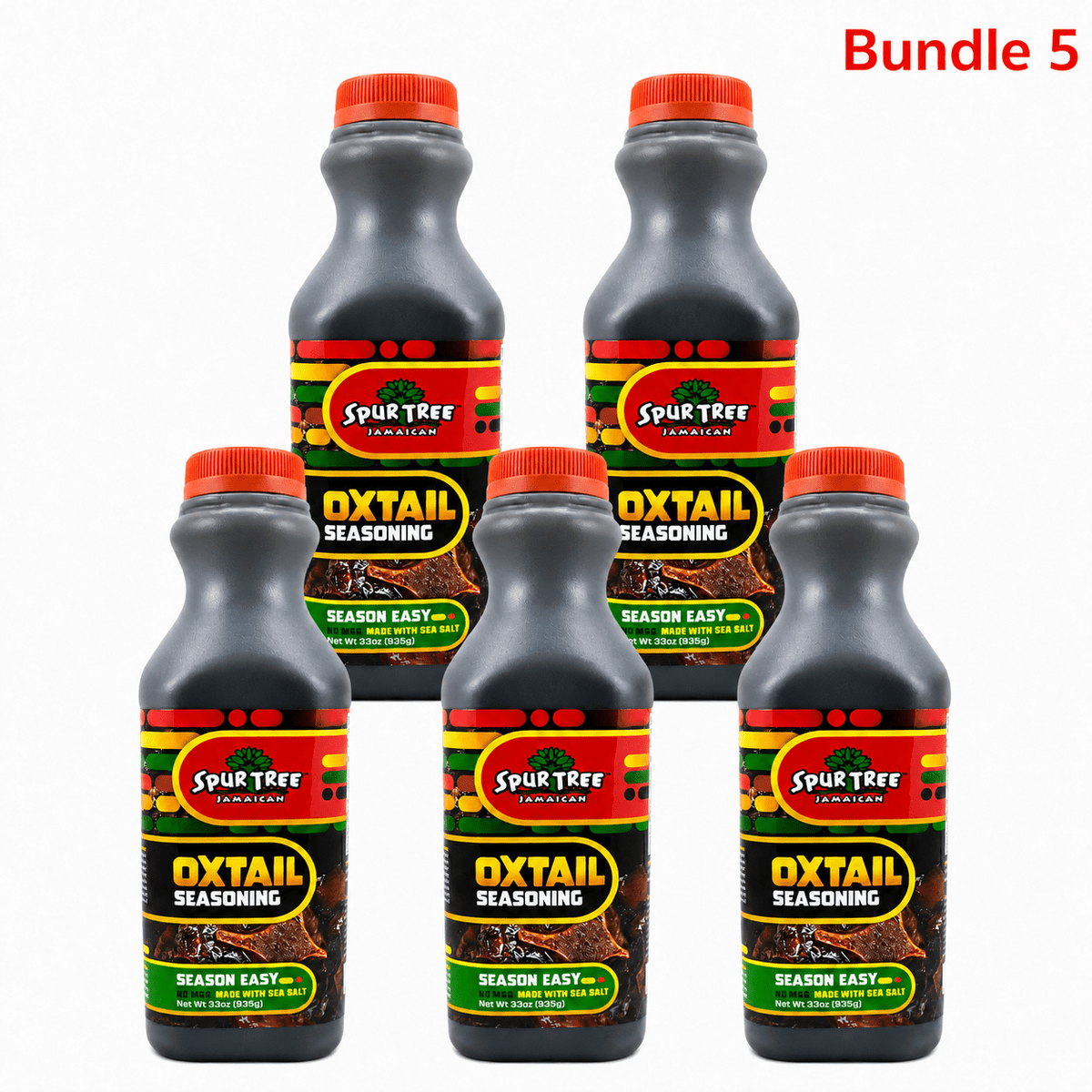 Spur Tree Oxtail Seasoning 33 oz pack of 5 bottles