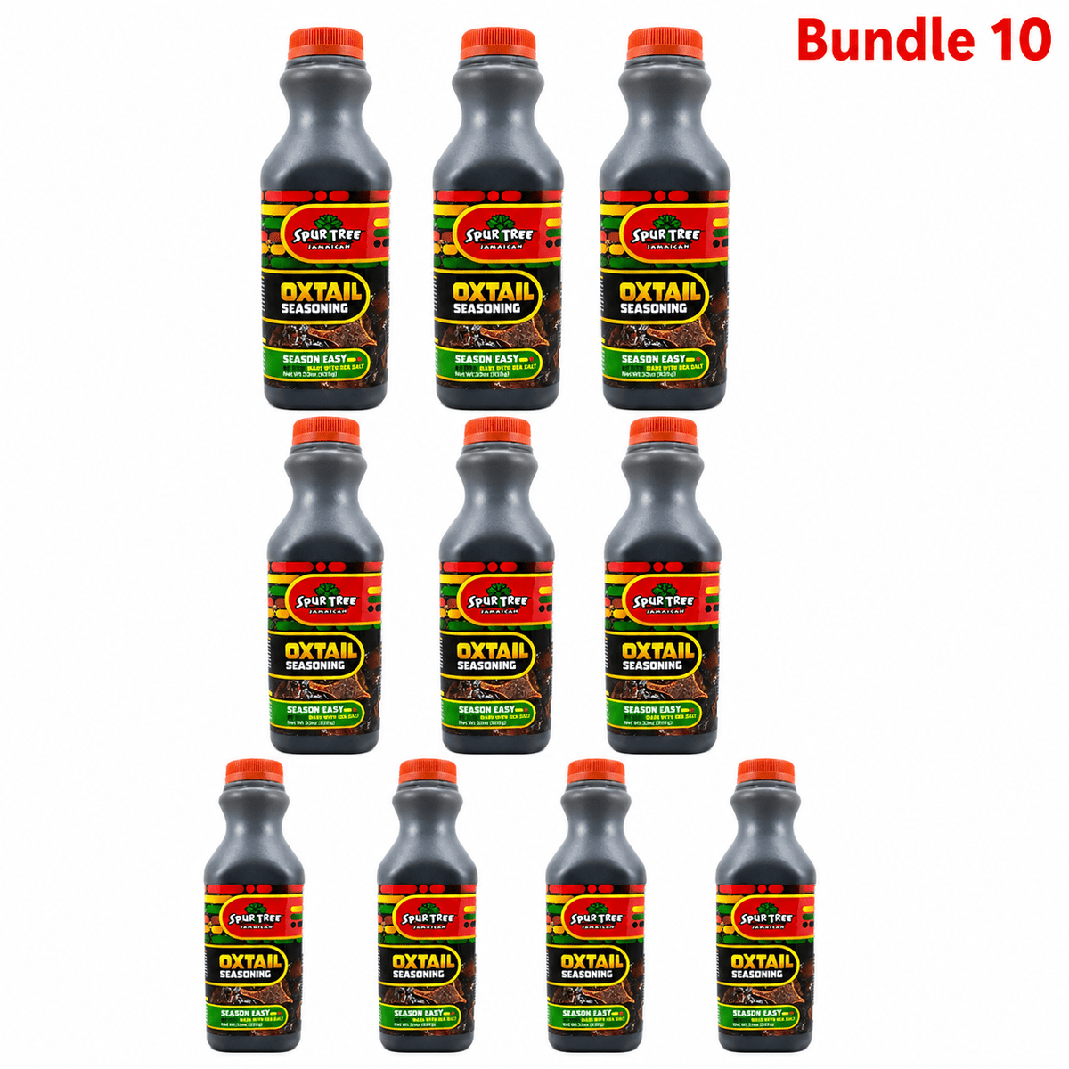 Spur Tree Oxtail Seasoning 33 oz pack of 10 bottles