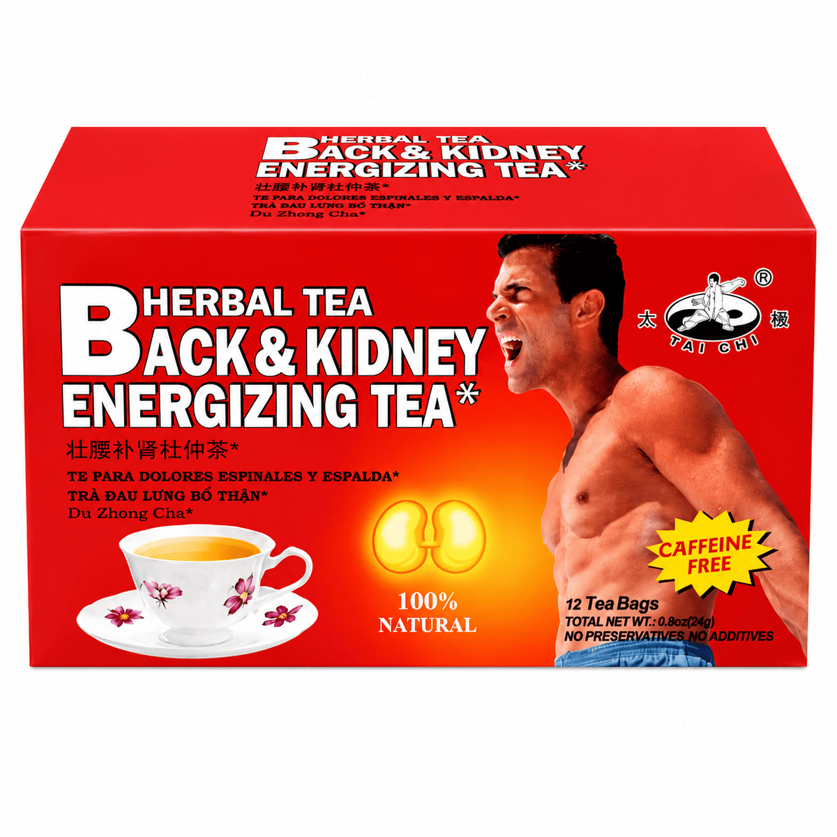 Tai Chi Back & Kidney Eucommia Herbal Tea | 12 Bags - Yado African & Caribbean Market