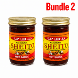 Teo Sheito Hot Pepper Sauce 8 oz pack of 2 jars