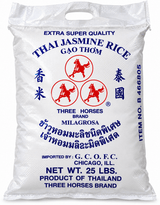 Three Horses Jasmine Rice | Premium Thai Rice - Yado African & Caribbean Market
