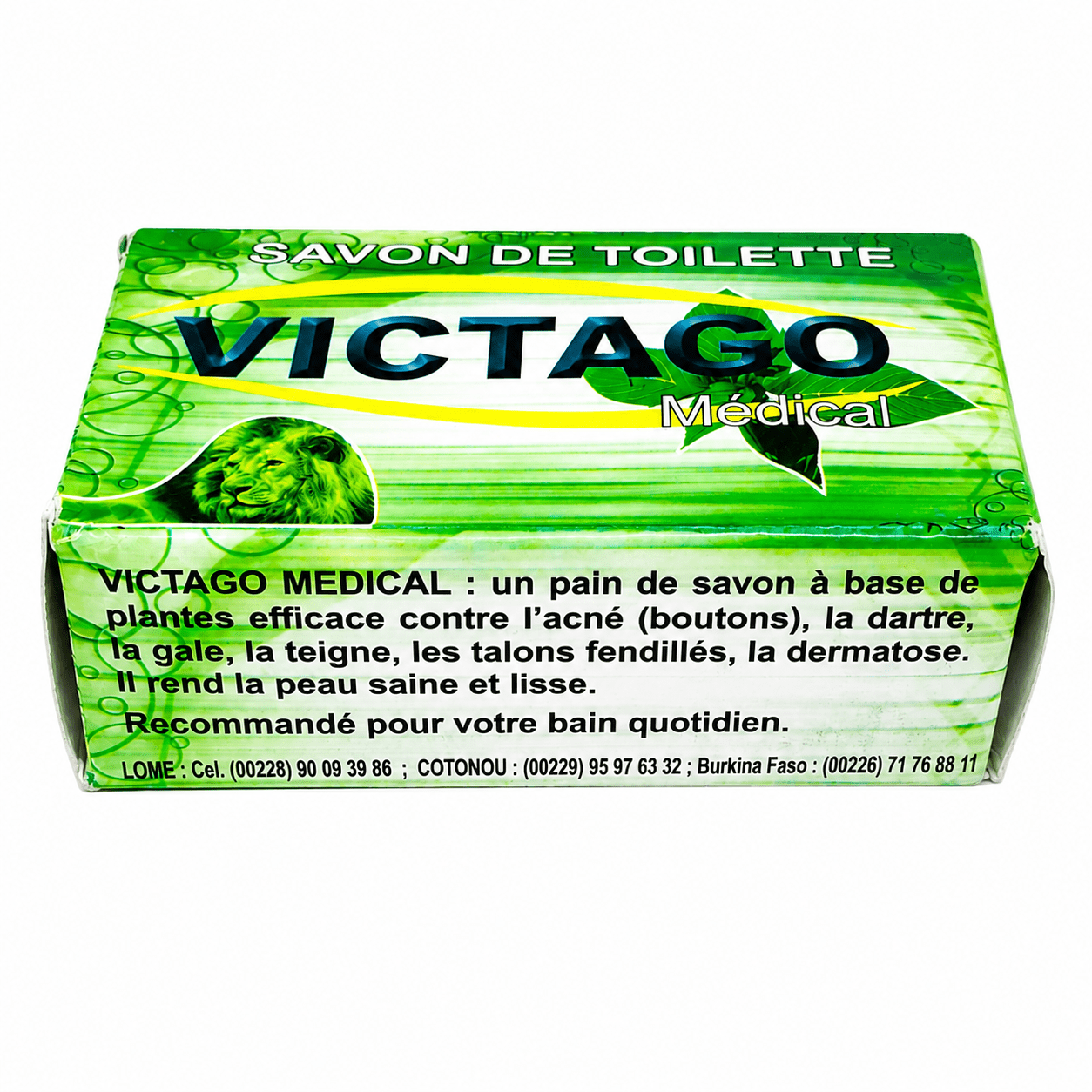 Victago Soap | Herbal African Black Soap Bar - Yado African & Caribbean Market