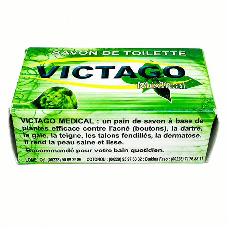 Victago Soap | Herbal African Black Soap Bar - Yado African & Caribbean Market