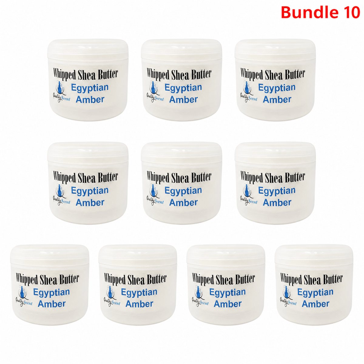 Whipped Shea Butter Egyptian Amber pack of 10 jars