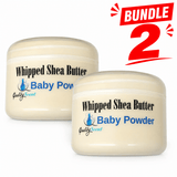 Whipped Shea Butter Baby Powder pack of 2 jars