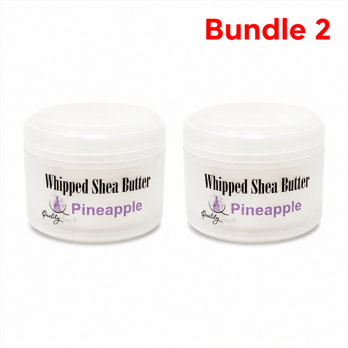 Whipped Shea Butter Pineapple pack of 2 jars