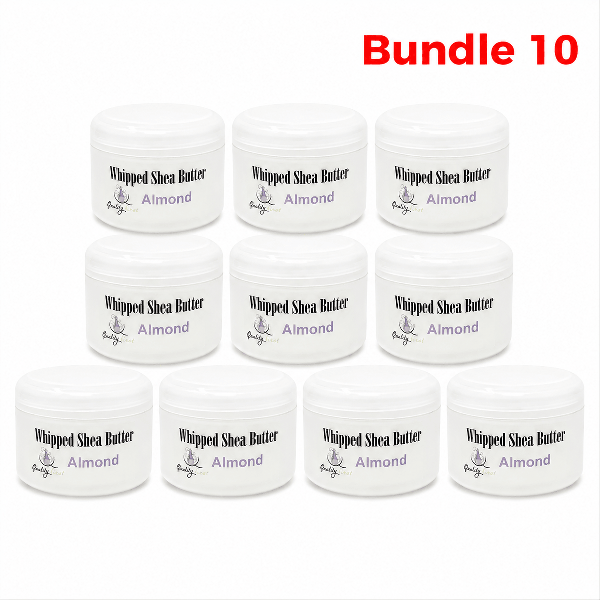 Whipped Shea Butter Almond pack of 10 jars