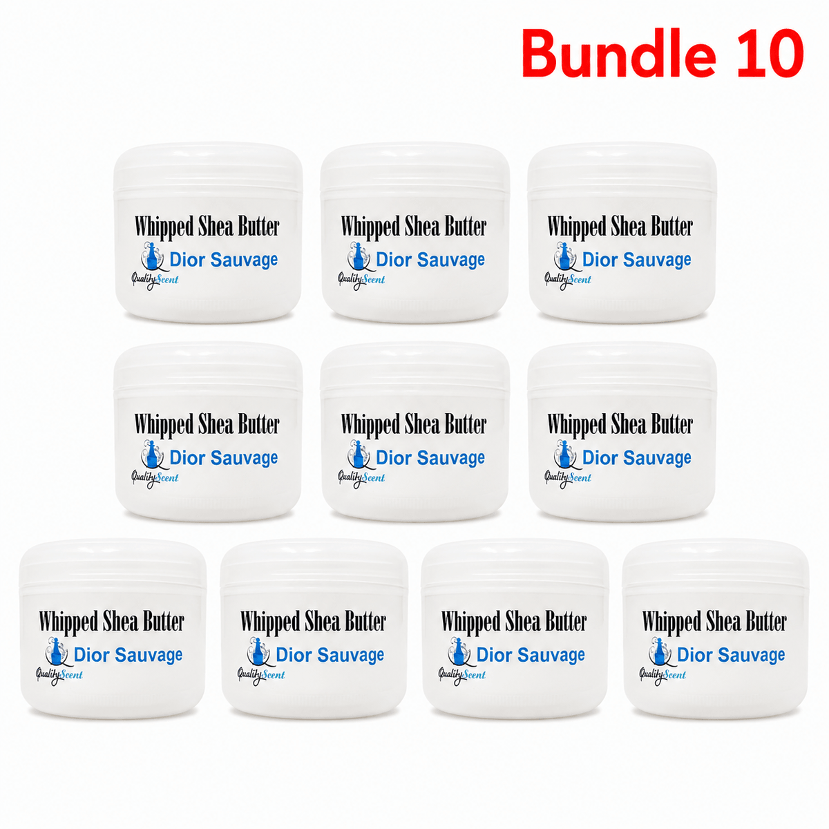 Whipped Shea Butter Dior sauvage pack of 10 jars