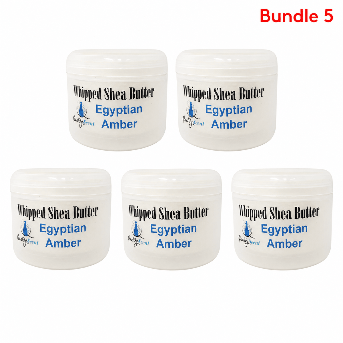 Whipped Shea Butter Egyptian Amber pack of 5 jars