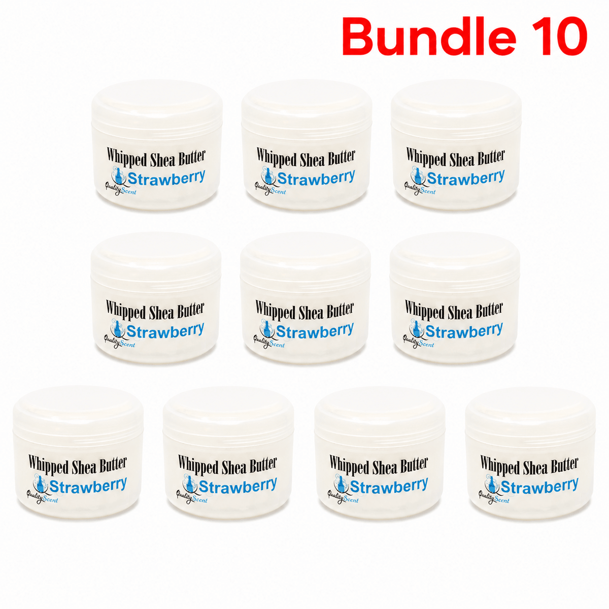 Whipped Shea Butter Strawberry pack of 10 jars