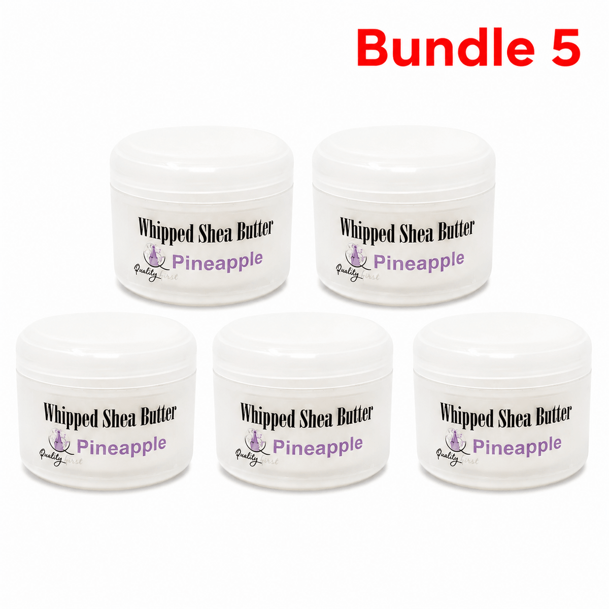 Whipped Shea Butter Pineapple pack of 5 jars