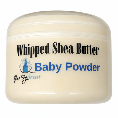 Whipped Shea Butter Natural Cream 8oz_Baby Powder - Yado African & Caribbean Market