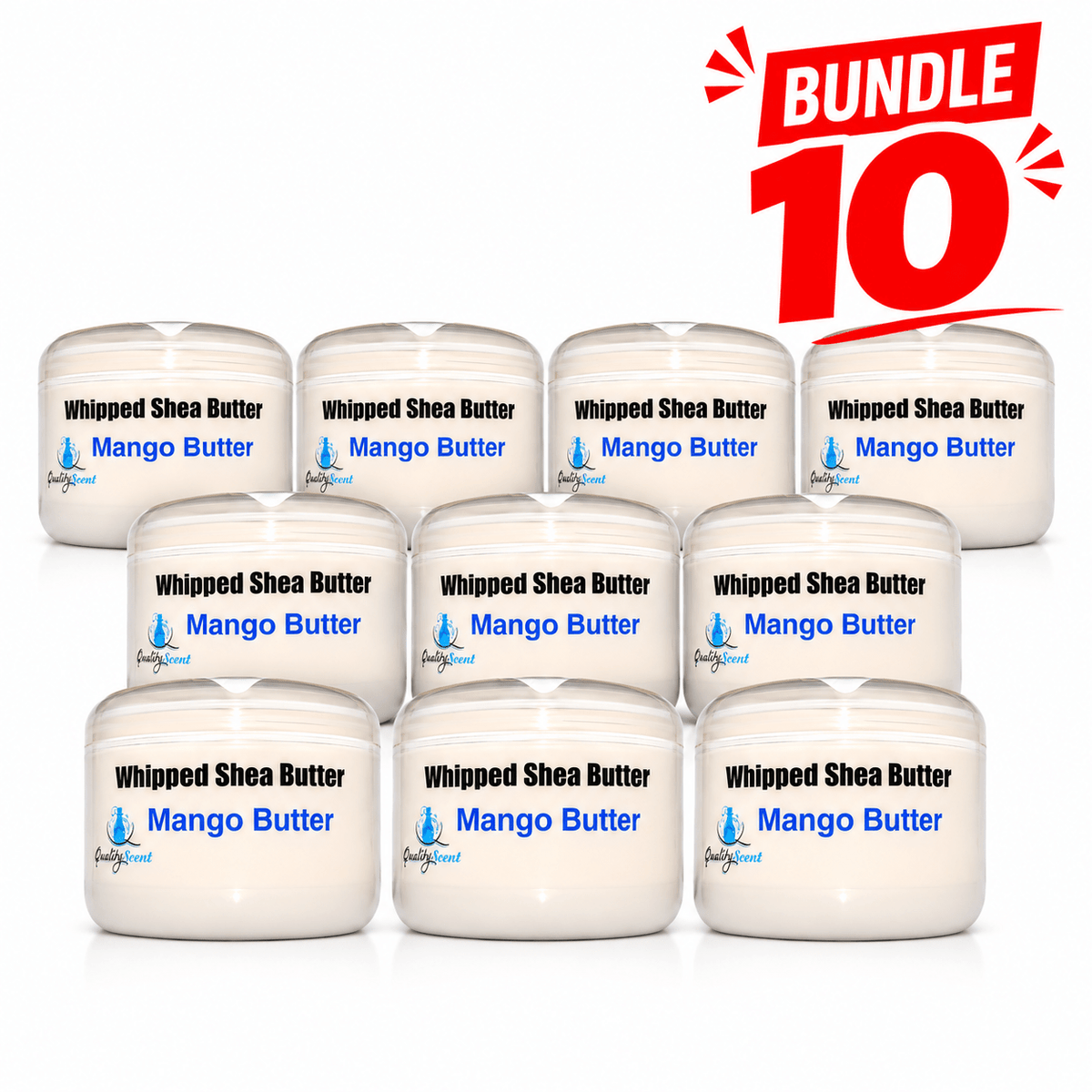 Whipped Shea Butter Mango Butter pack of 10 jars