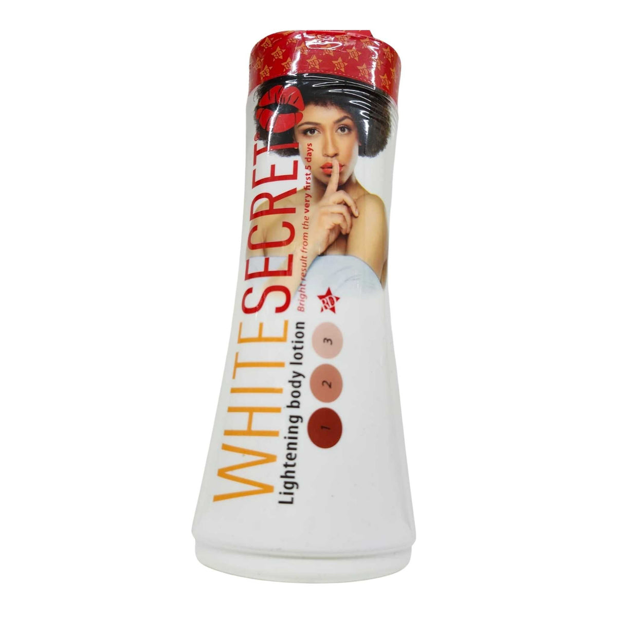 White Secret Lightening Body Lotion 500ml, moisturizing body lotion that hydrates skin, leaves it feeling soft and smooth, and helps promote a more even-looking, radiant complexion.