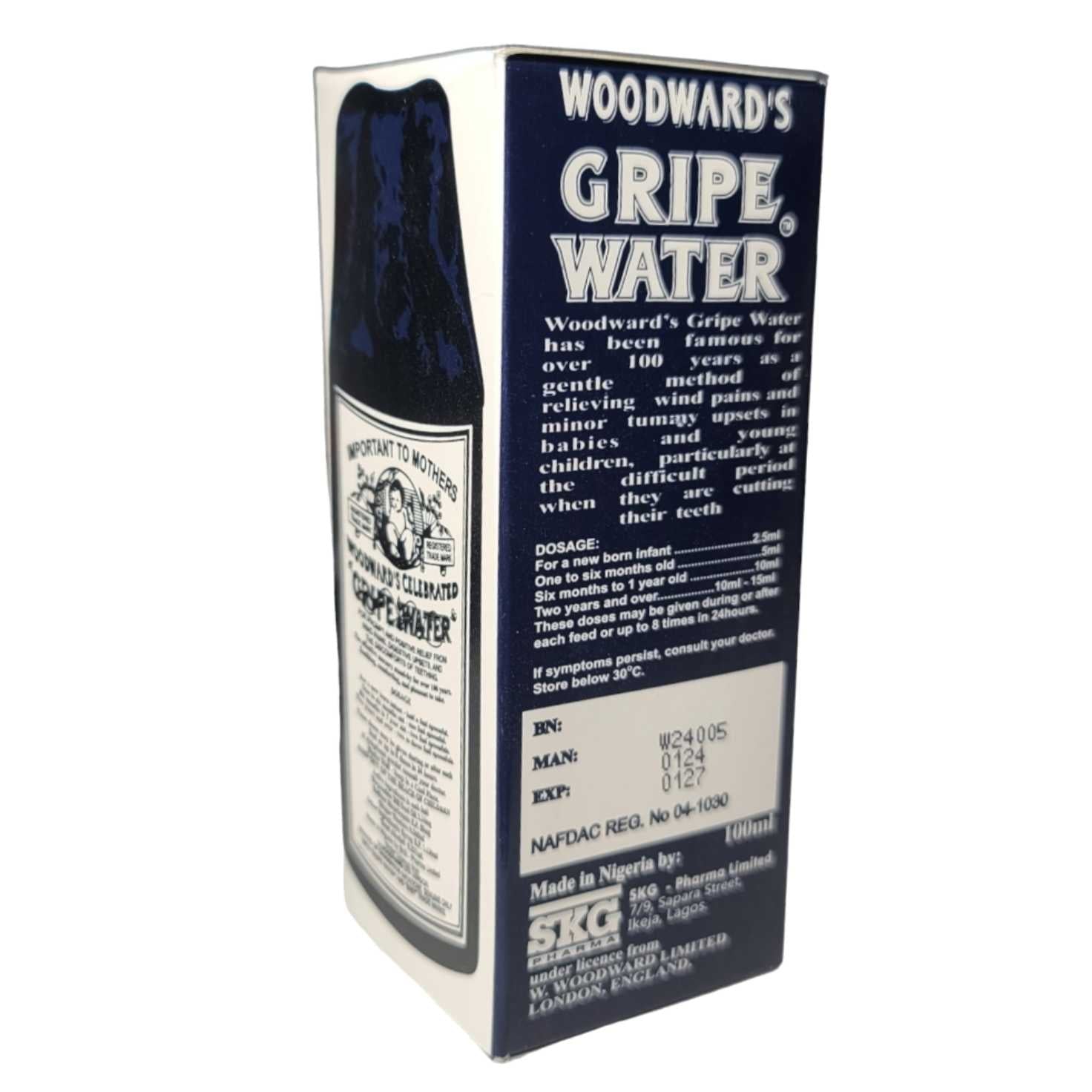 WOODWARD’S GRIPE WATER 100ml. - Yado African & Caribbean Market