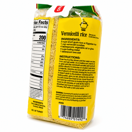 Ziyad Vermicelli | Premium Vermicelli Pasta - Yado African & Caribbean Market
