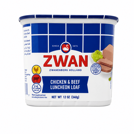 Zwan Halal Chicken Luncheon Loaf 340g | Ready to Enjoy - Yado African & Caribbean Market