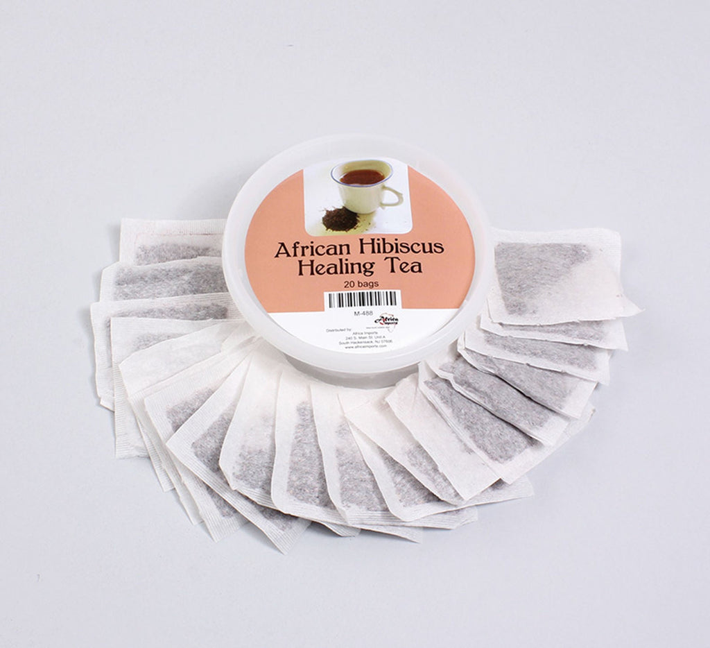 African Hibiscus Healing Tea: 20 Bags - Natural Healing & Essentials
