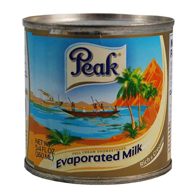 12 x Peak Evaporated Liquid Milk - small cans 158ml - Yado African & Caribbean Market