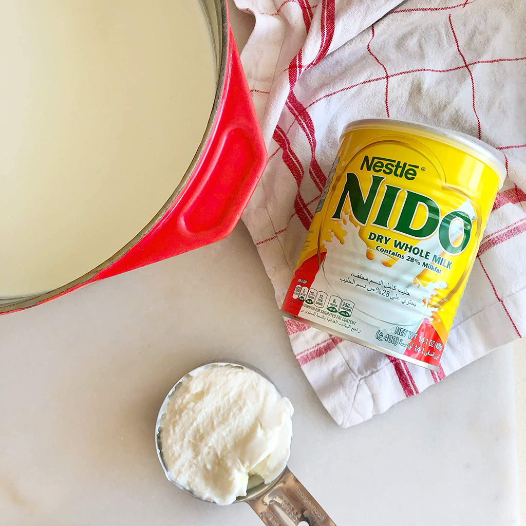 Nestle Nido Milk Powder, Imported from Holland, Specially Formulated, Fortified with Vitamins and Minerals, Easy To Prepare, over 12 months, 14.1 oz - Yado African & Caribbean Market