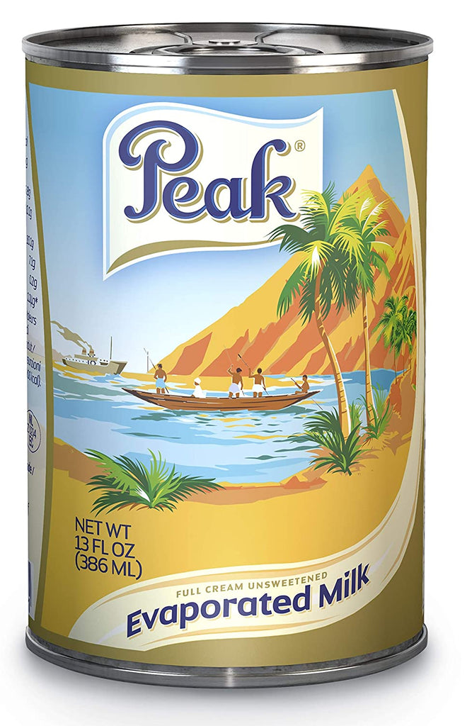 Peak Evaporated Full Cream Milk, 13 Fl. Oz. - Yado African & Caribbean Market