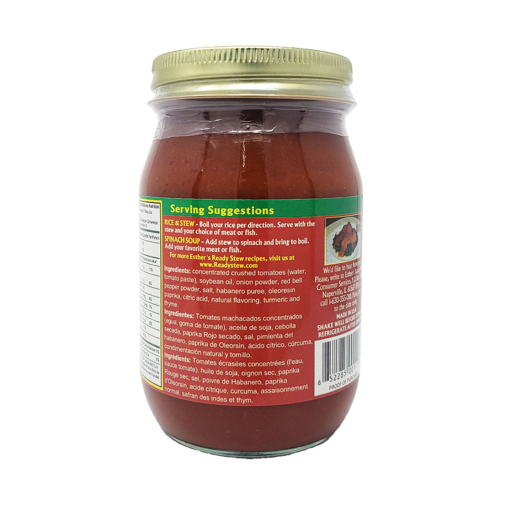 Esther's Ready Stew - Spicy -16oz - Yado African & Caribbean Market