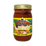 Royal Red Stew Spicy Hot Tomato Stew 16oz, rich and flavorful tomato-based stew with a spicy kick, perfect for pairing with rice, meats, seafood, and traditional African dishes.