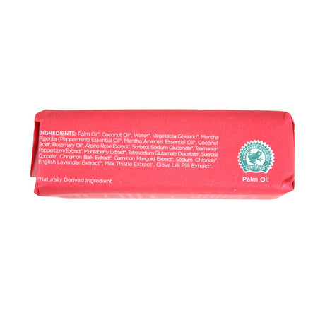 Sunaroma Peppermint Soap, refreshing cleansing bar infused with peppermint to gently cleanse skin, remove impurities, and leave it feeling cool, soft, and refreshed.