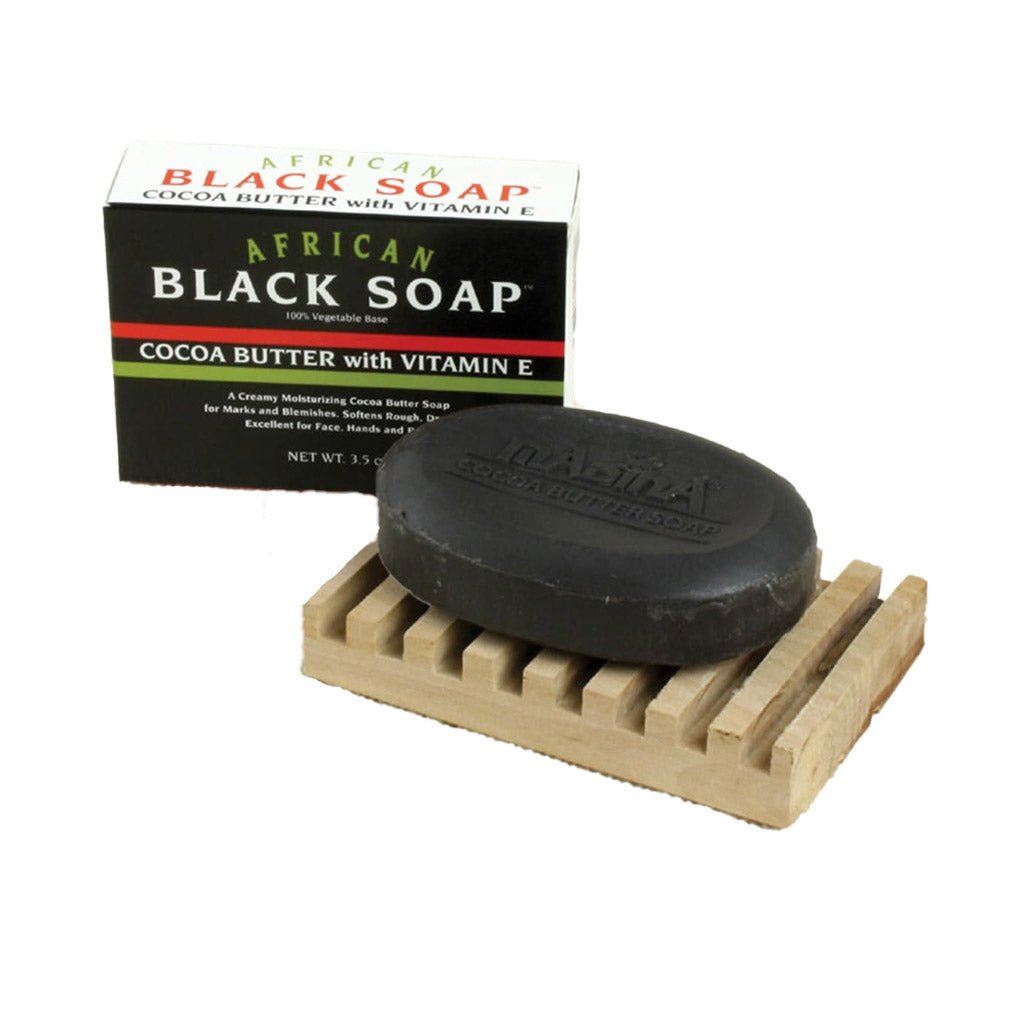 African Cocoa Butter Black Soap - 3½ oz. - Yado African & Caribbean Market