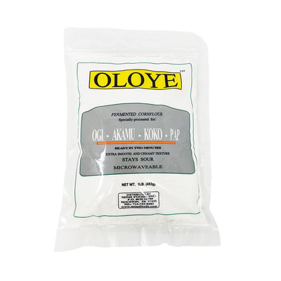Oloye Pap (Ogi/Akamu) - 1LB, Traditional African Fermented Cereal (Pack of 5) - Yado African & Caribbean Market
