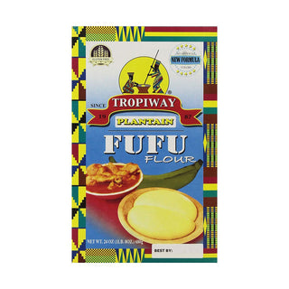 Plantain Fufu Flour 24oz | Smooth African Fufu