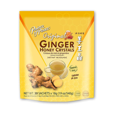 Prince of Peace Ginger Honey Crystals - Instant Beverage Original 30 pckts - Yado African & Caribbean Market